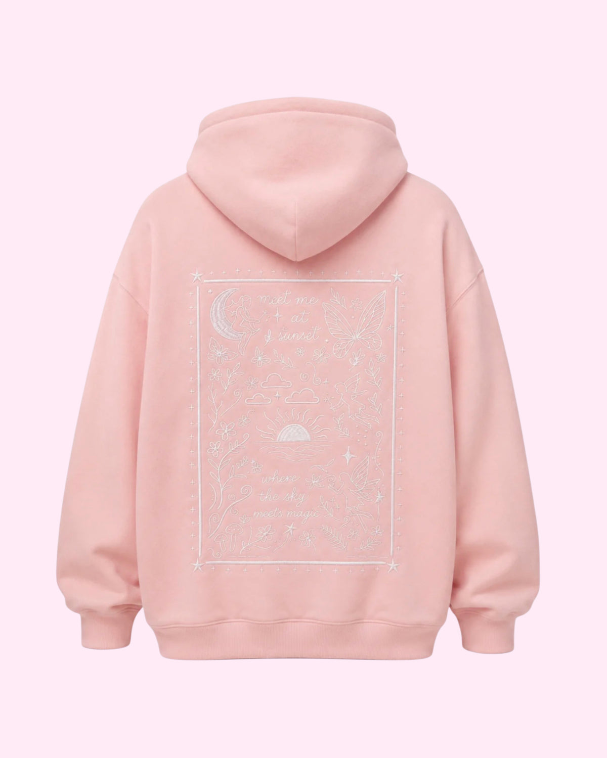 Fairy Sunset Oversized Hoodie
