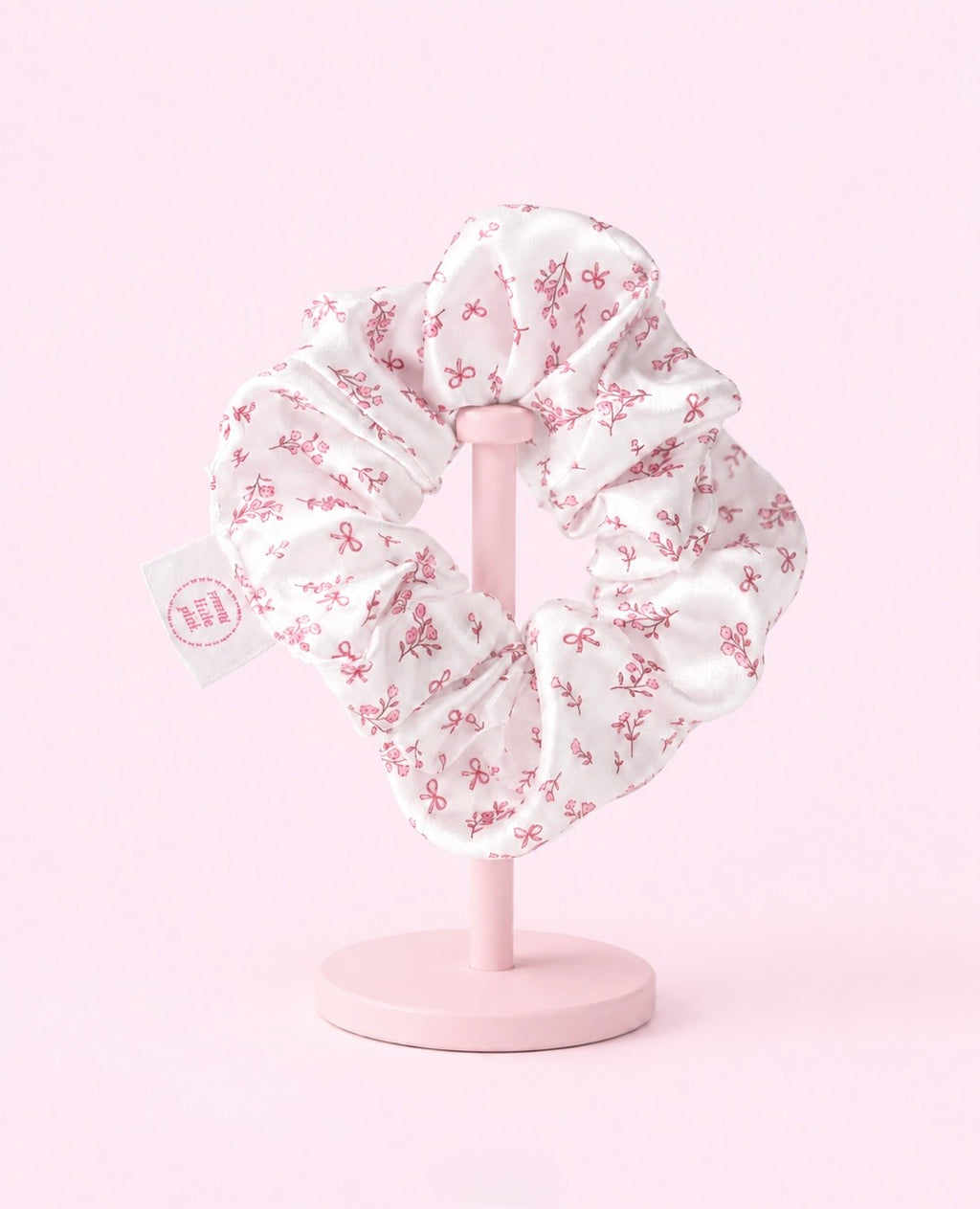 Floral Bow Scrunchie