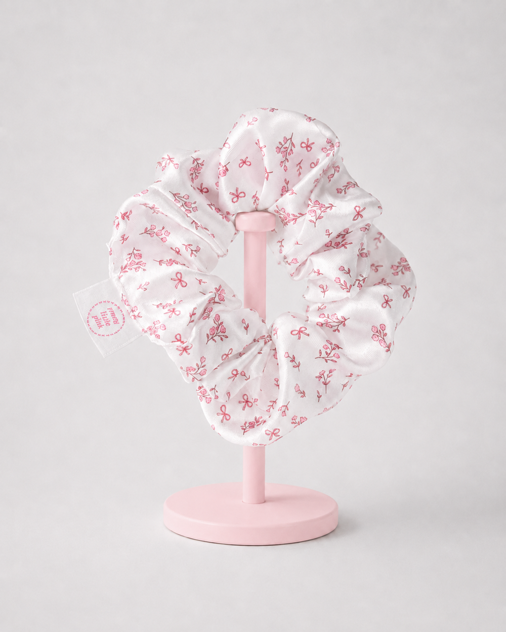 Floral Bow Scrunchie