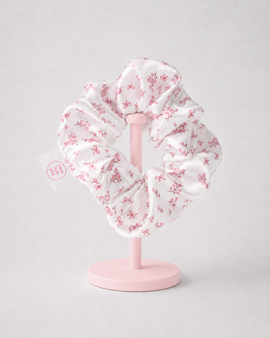 Floral Bow Scrunchie